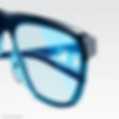 Innovative Design Features of Miasto Glasses A close-up view of Miasto glasses showcasing innovative design elements