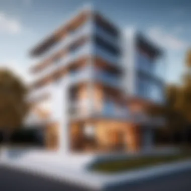 Architectural Design Sample from Open Source Tools An architectural design created using open source tools, highlighting intricate details and features.