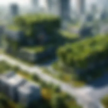 Nature Reclaims: A Dystopian Future A dystopian cityscape overtaken by nature, highlighting environmental collapse.