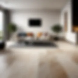 Elegant living space showcasing QuickMix natural stone flooring