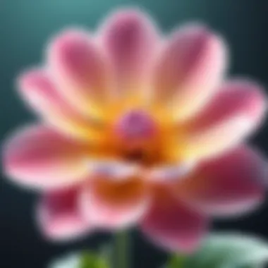Blossoming Potential Close-up of a blooming flower symbolizing inner growth