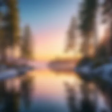 Reflection of Tranquility A serene landscape reflecting inner peace