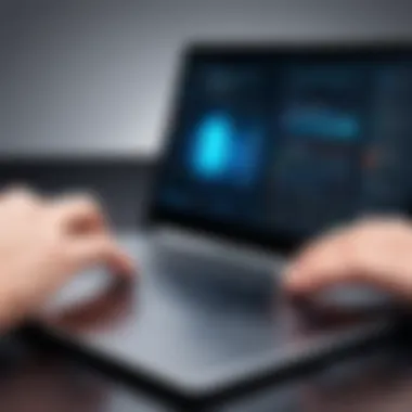 Innovation at Your Fingertips Cutting-edge laptop featuring the latest technological advancements