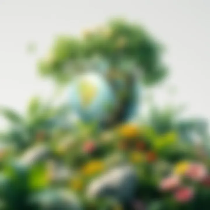 Society and Nature: A Flourishing Relationship A flourishing garden representing the relationship between society and nature