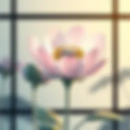The essence of self-assurance represented by a blooming flower