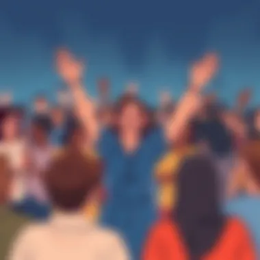 An empowering gathering showcasing the strength of community