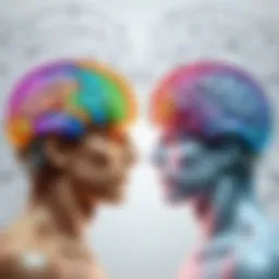 Visual representation of brain hemispheres highlighting creativity