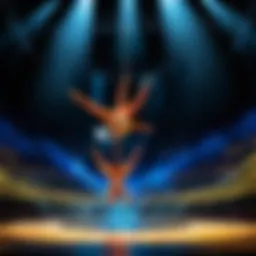 A breathtaking aerial performance showcasing acrobatic excellence