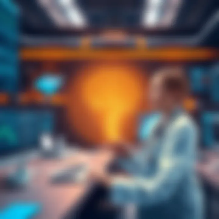A symbolic representation of advancements in healthcare driven by autistic doctors