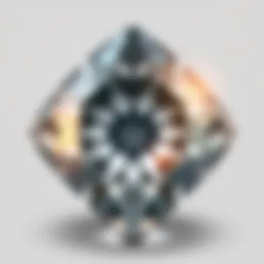 The Beauty of Maya Diamond A stunning Maya Diamond with intricate facets reflecting light