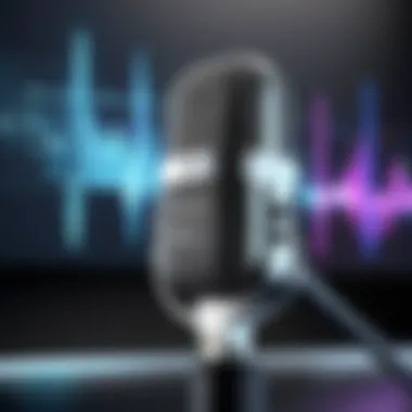 The Voice of Science: Podcasts in the Digital Age Microphone with sound waves representing science podcasts