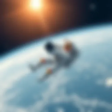The Serenity of Zero Gravity: An Astronaut's Experience Astronaut floating in zero gravity