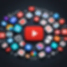 Visual representation of various YouTube downloader tools
