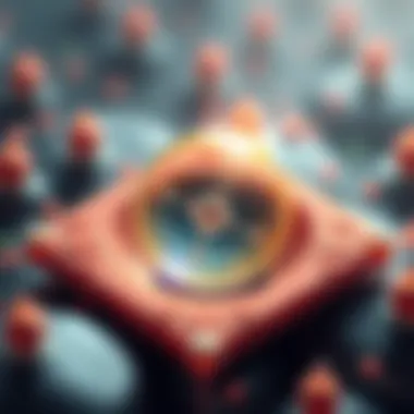 A visualization of quantum particles at a microscopic level