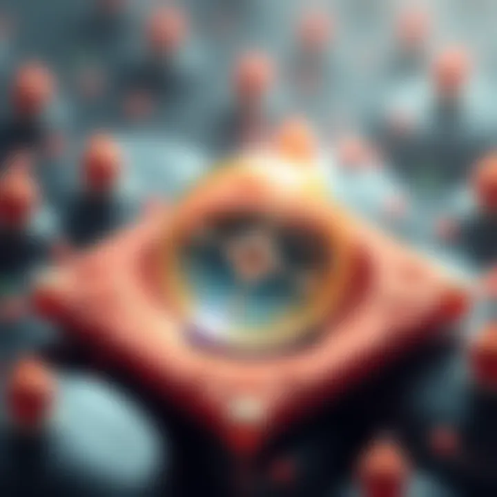 A visualization of quantum particles at a microscopic level