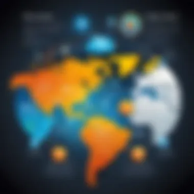 Current Market Dynamics of Cellular Technology An infographic illustrating the current dynamics of the global cellular technology market and key players.