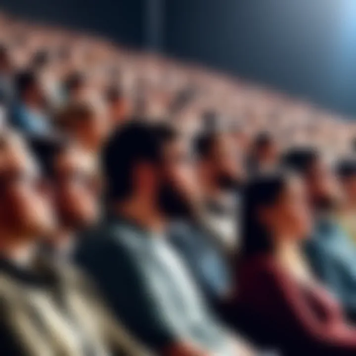 Audience captivated by poetry reading