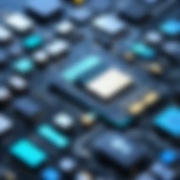 A collage of various computer science video platforms and their interfaces