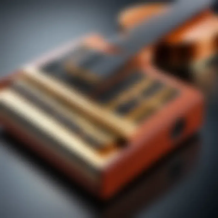 Close-up of musical instruments highlighting timbre