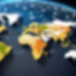 Map illustrating global translation networks