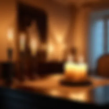 Candlelight and Shadows of the Past A candlelit room revealing ghostly figures
