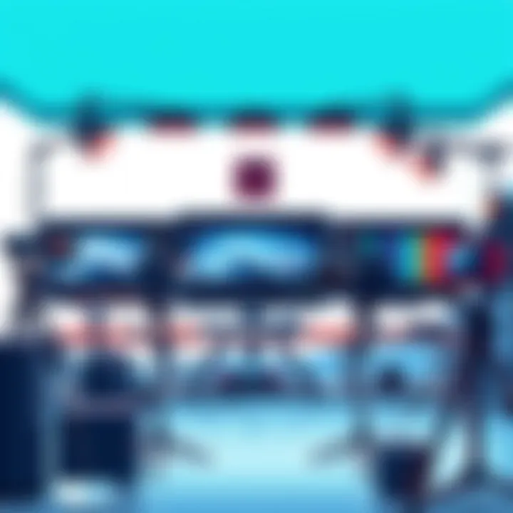 An engaging video production setup