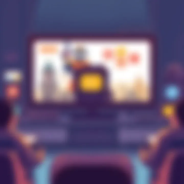 A captivating image illustrating the cultural influence of video entertainment on society.