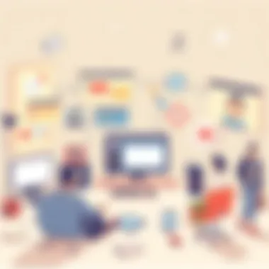 An engaging visual metaphor for the relationship between technology and video consumption habits.