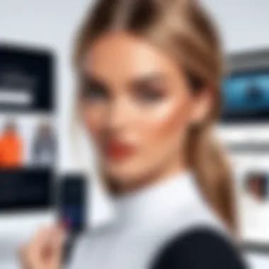 Influencer Brand Collaboration Influencer showcasing brand collaboration