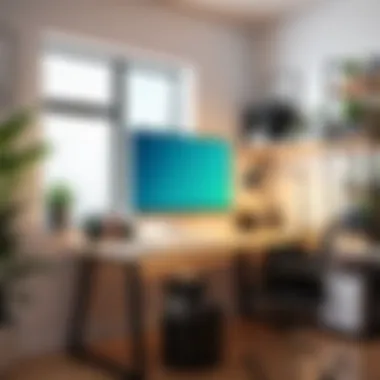 Inspiring Creative Environment A vibrant workspace designed to inspire creativity
