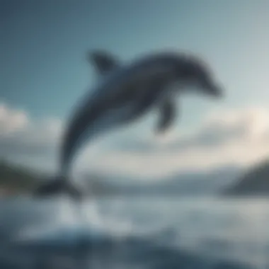 Graceful Dolphin Leaping out of the Water