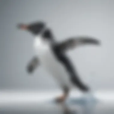 Graceful Penguin Dive