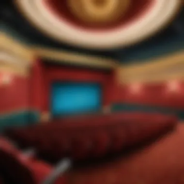 Rich Historical Interior of Greene Theater Interior design reflecting the rich history of Greene Theater