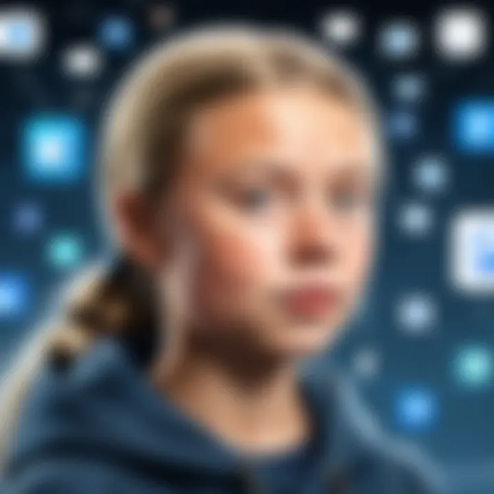 Greta Thunberg's social media impact