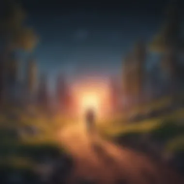 Exploring the Path to Lasting Happiness Visual interpretation of happiness as a journey