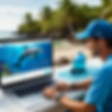 Community Involvement in Dolphin Preservation Community members participating in dolphin conservation efforts