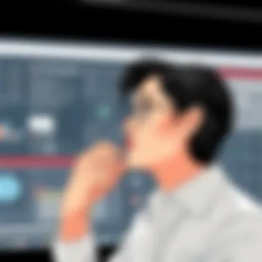 A thoughtful person pondering over a question