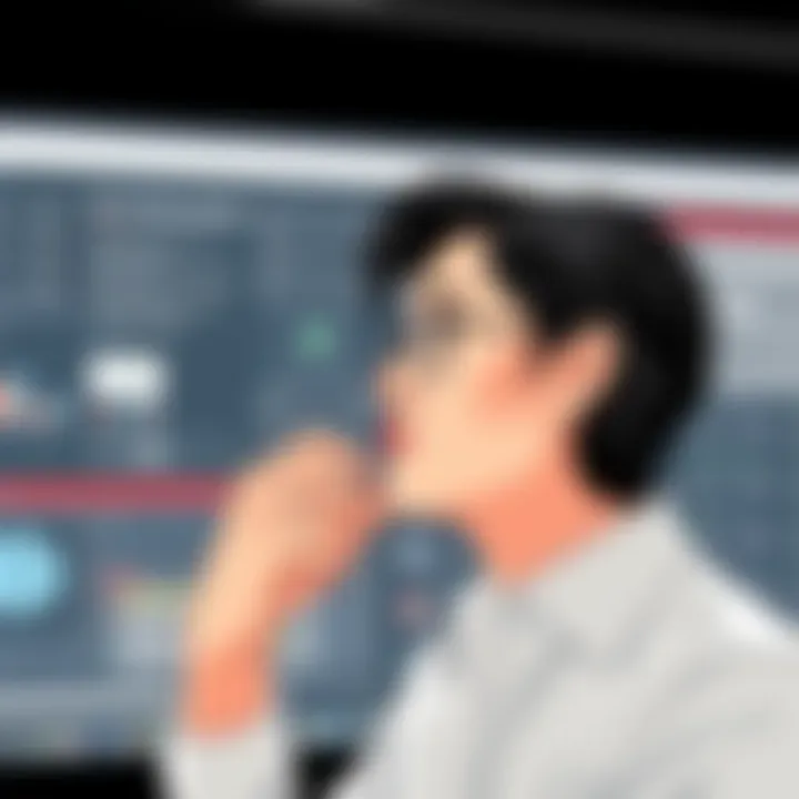 A thoughtful person pondering over a question