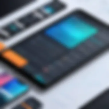 Essential Design Tools for App Development Visual representation of app design tools