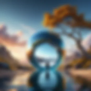 Embracing Tranquility for Self-Discovery A tranquil landscape symbolizing inner peace and reflection