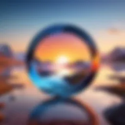 A serene landscape symbolizing emotional healing