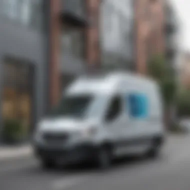 Urban Healthcare Van Innovation Innovative healthcare van parked in urban setting