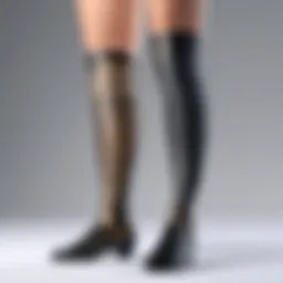 Innovative prosthetic leg design with intricate geometric patterns