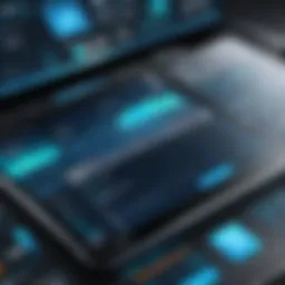 A captivating user interface showcasing innovative navigation