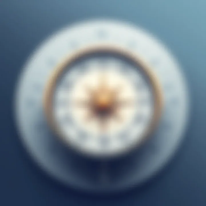 Guidance in Life's Journey A compass representing guidance and choices