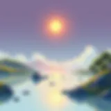 A serene landscape symbolizing personal growth