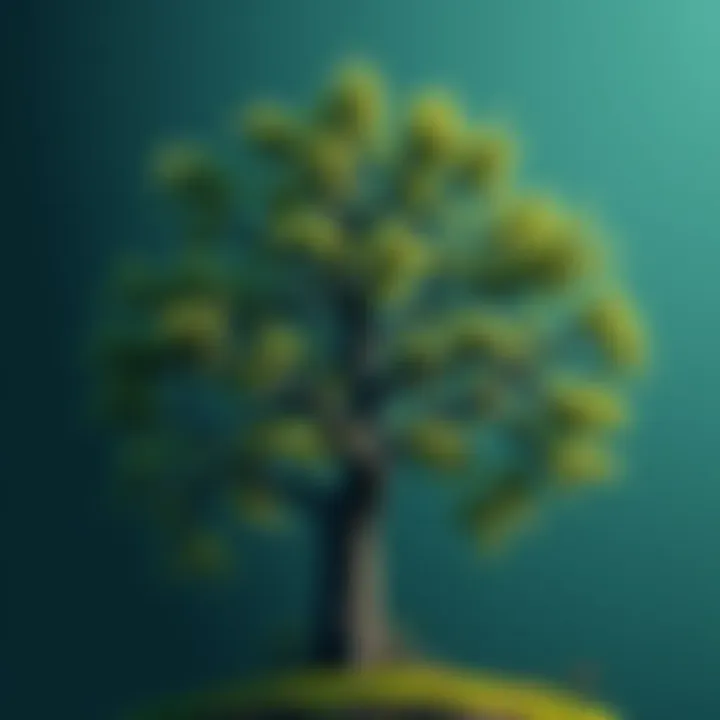 Wisdom Gained Through Experience A tree symbolizing deep understanding and wisdom