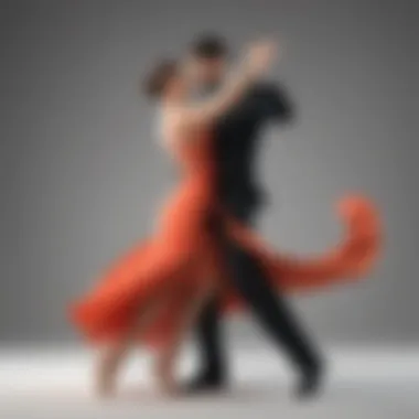 Elegant Tango Dancers in Harmonious Movement