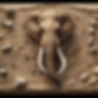 Archaeological Discovery of Mammoth Fossil Remains Mammoth Fossil Excavation Site Unearthed