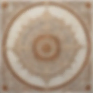 Intricate Marble Inlay Design at Taj Mahal